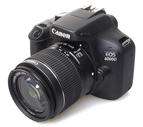 Canon EOS 4000D 18-55 SEE Camera, Black