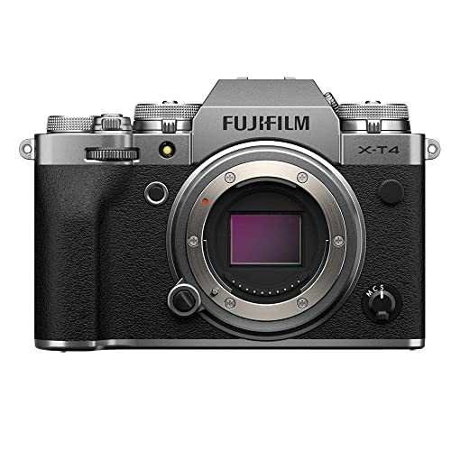 Fujifilm X-T4 26 MP Mirrorless Digital Camera, X-Trans CMOS 4 Sensor, IBIS Stabilizer, 4K 60p Movies, EVF Viewfinder, 3 LCD Screen