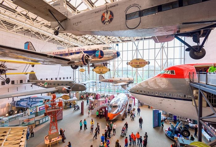 Museums of the world: visit the National Air and Space Museum.