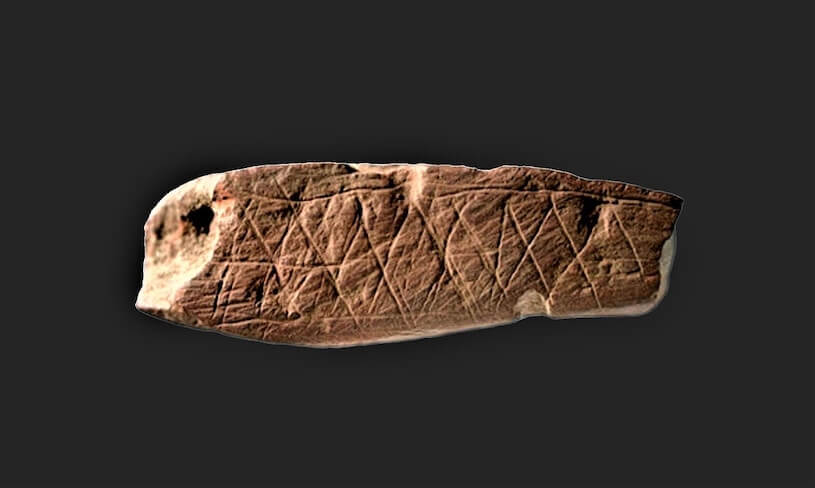Blombos cave rock art very old artwork