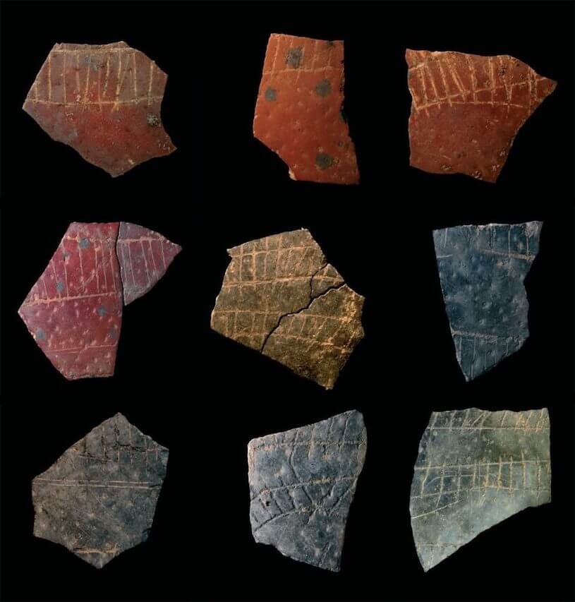 Diepkloof Eggshell Engravings Very Old Art