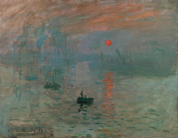 Impression, sunrise, 1872 - Claude Monet