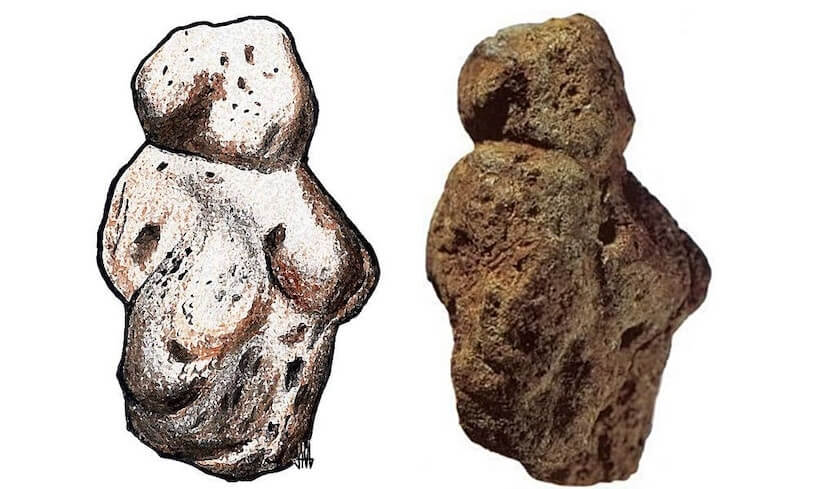 Venus of Berekhat Ram very old art figures