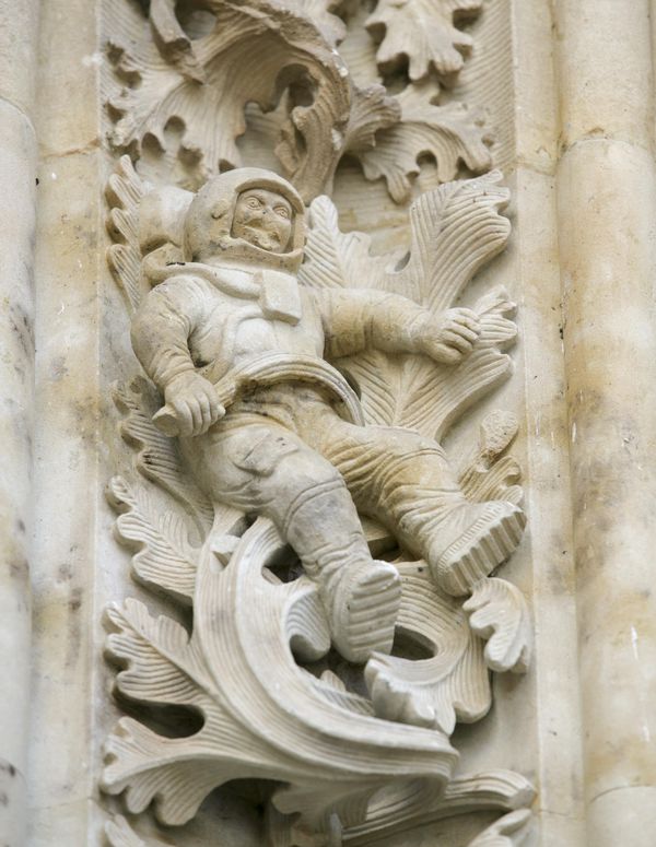He astronaut from the cathedral of Salamanca